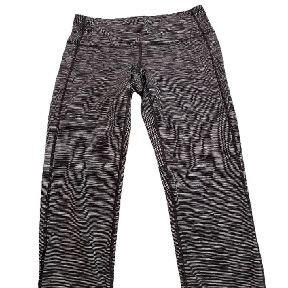 Athleta Tight Leggings - Grey  with Bottom Slit  - Size S Small‎